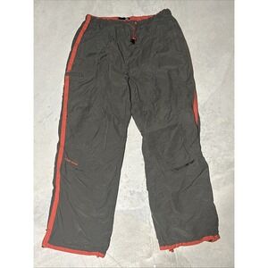 Y2K Baggy Sweatpants Streetwear Vintage Men's  SZ XL Nylon Ying Yang Skateboard